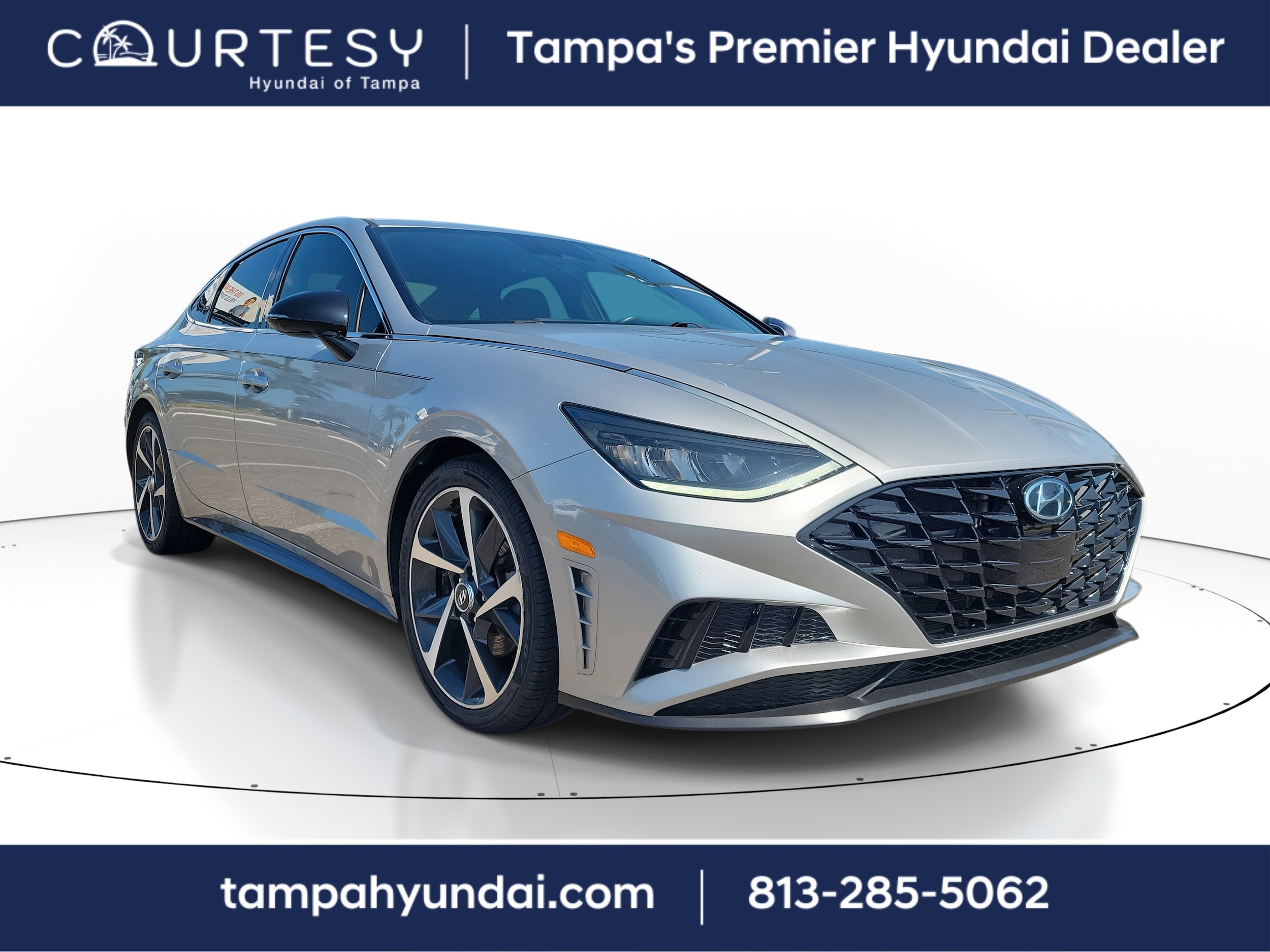 Used 2021 Hyundai Sonata SEL Plus with VIN 5NPEJ4J29MH065139 for sale in Tampa, FL