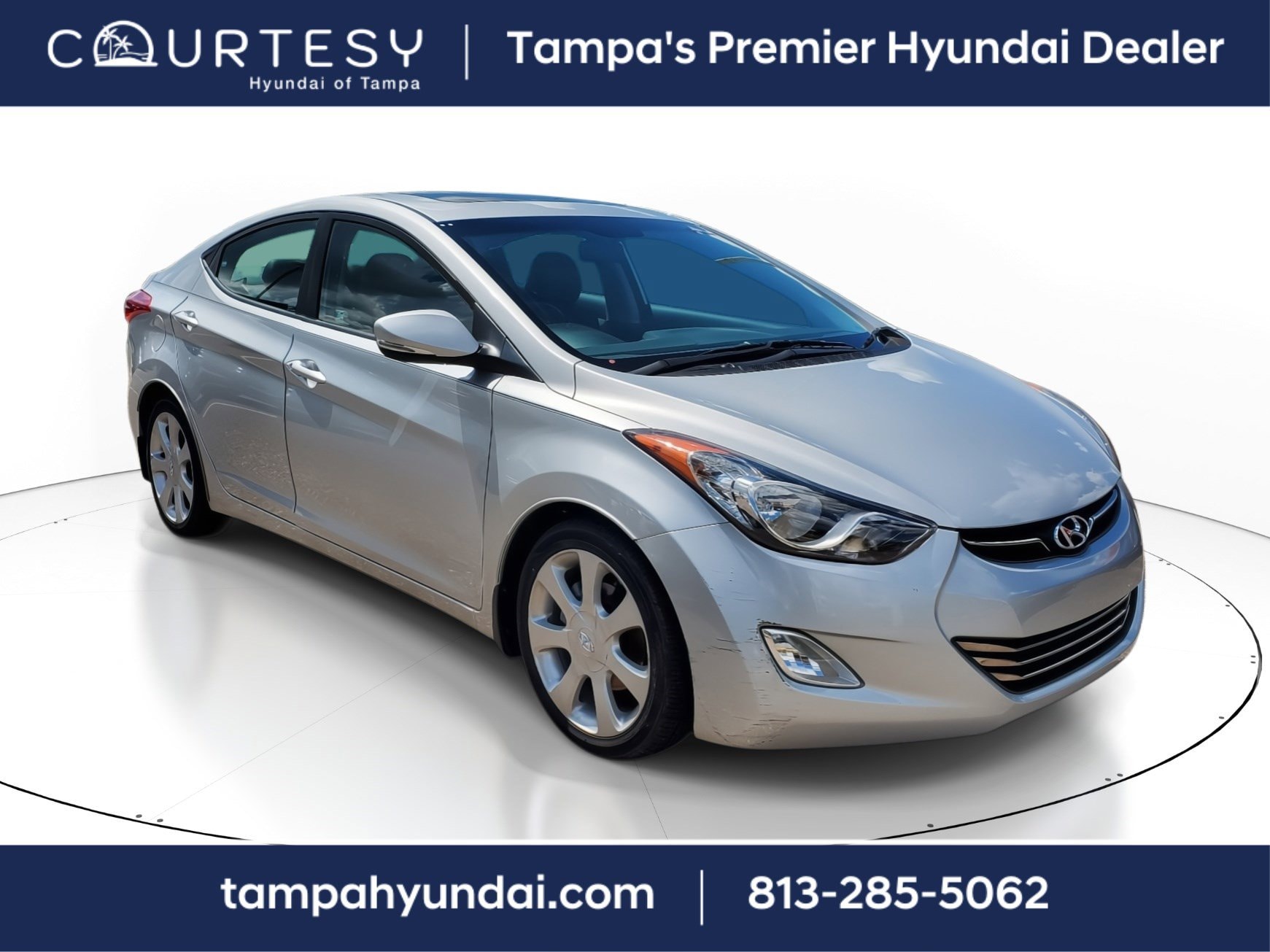 Used 2012 Hyundai Elantra Limited with VIN KMHDH4AE6CU376898 for sale in Deland, FL