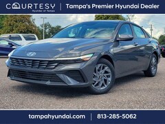 2025 Hyundai Elantra Hybrid Blue Sedan