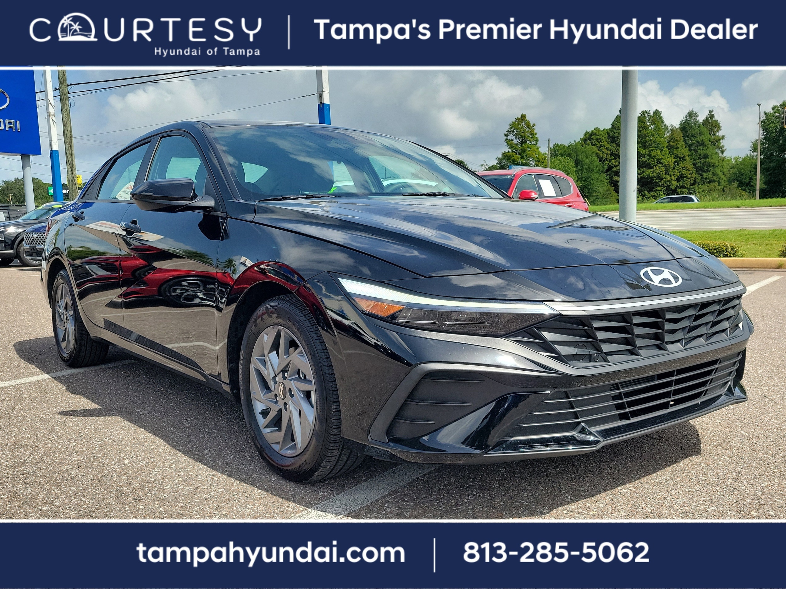 Certified 2024 Hyundai Elantra SEL with VIN KMHLM4DG4RU734299 for sale in Tampa, FL