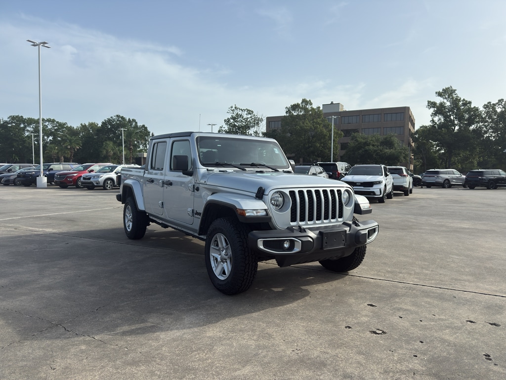 Used 2023 Jeep Gladiator Sport S with VIN 1C6HJTAG6PL528381 for sale in Lafayette, LA