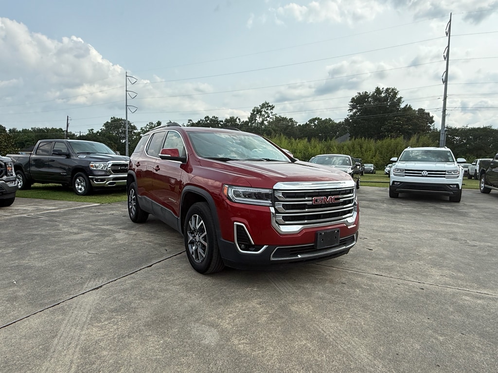 Used 2023 GMC Acadia SLT with VIN 1GKKNUL49PZ256163 for sale in Lafayette, LA
