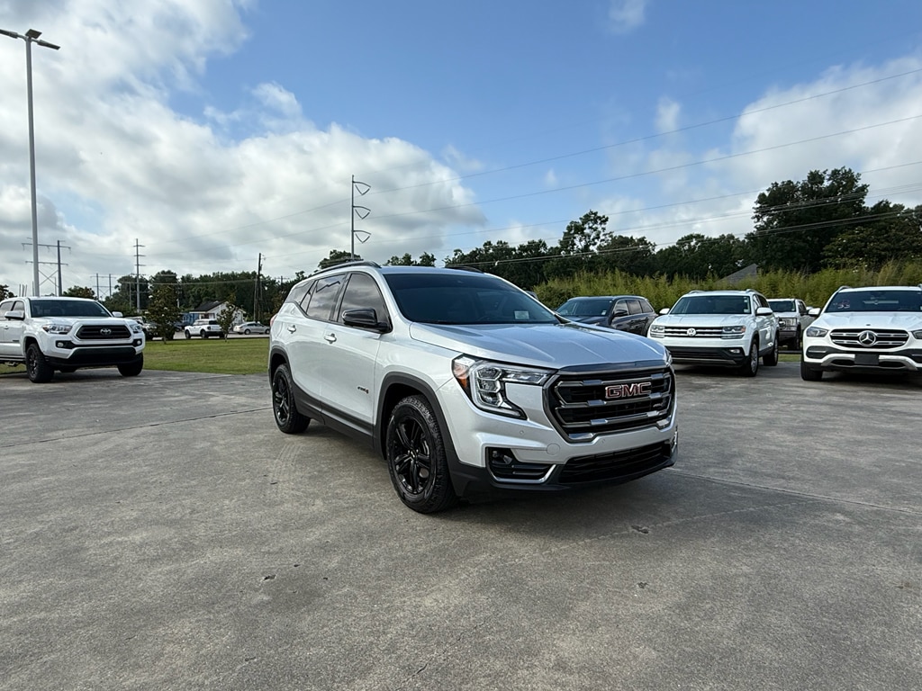 Used 2022 GMC Terrain AT4 with VIN 3GKALYEV9NL259454 for sale in Lafayette, LA