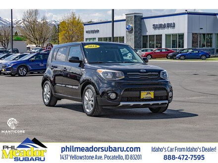 Featured used 2018 Kia Soul + Hatchback KNDJP3A54J7531870 for sale in Pocatello, ID