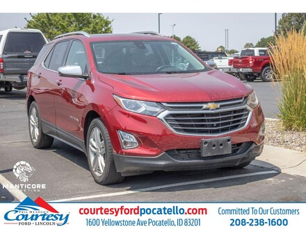 Featured used 2018 Chevrolet Equinox Premier (2LT) Wagon 2GNAXWEX7J6294621 for sale in Pocatello, ID