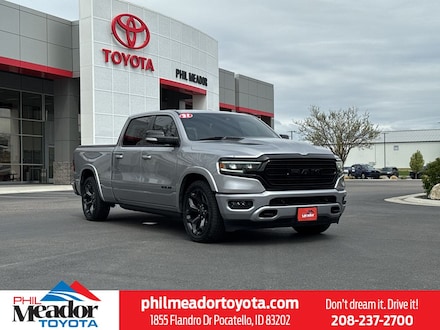 Featured used 2021 Ram 1500 Limited Cab; Crew; Long Bed 1C6SRFPT3MN623274 for sale in Pocatello, ID