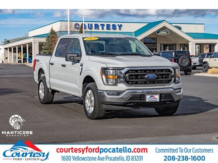 Featured used 2023 Ford F-150 XLT 5.0 Liter V-8 Cab; Super Crew 1FTFW1E57PFB70057 for sale in Pocatello, ID