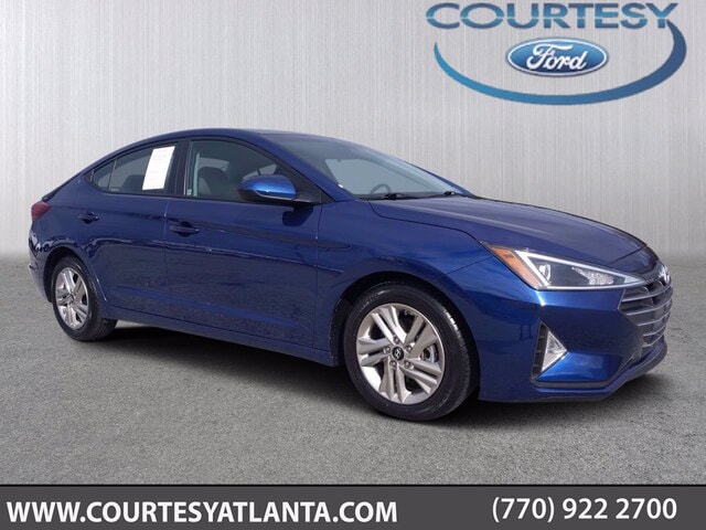 Used 2019 Hyundai Elantra SEL with VIN 5NPD84LF3KH434713 for sale in Conyers, GA