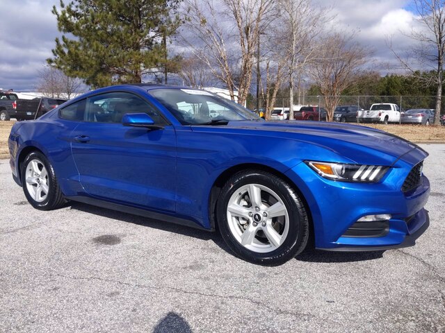 Certified 2017 Ford Mustang V6 with VIN 1FA6P8AM6H5353918 for sale in Conyers, GA