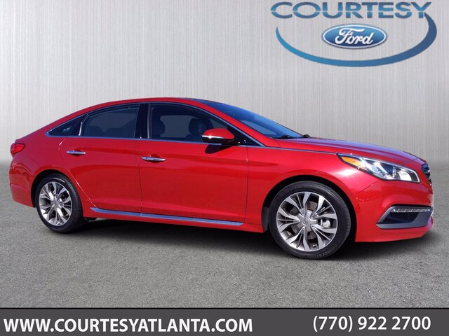 Used 2017 Hyundai Sonata Limited with VIN 5NPE34AB6HH526815 for sale in Conyers, GA