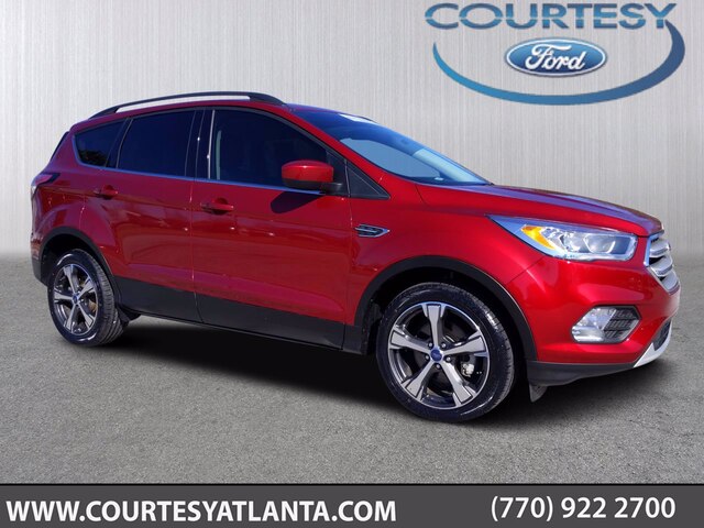 Certified 2018 Ford Escape SEL with VIN 1FMCU0HD1JUB95170 for sale in Conyers, GA