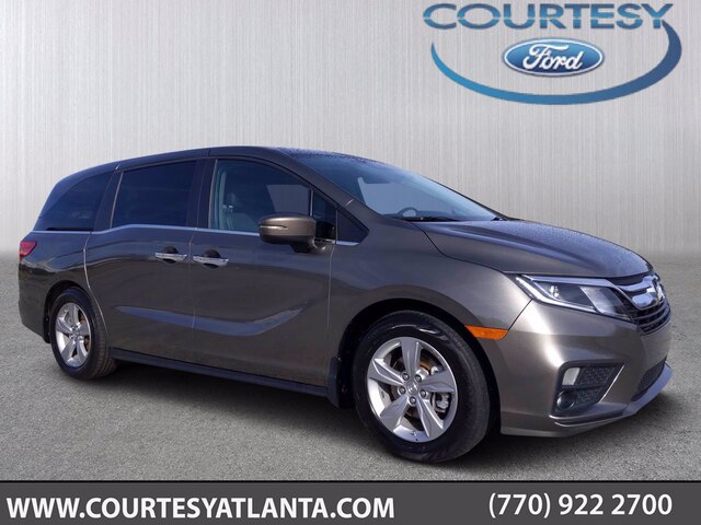 Used 2018 Honda Odyssey EX-L with VIN 5FNRL6H77JB052618 for sale in Conyers, GA