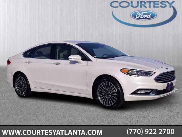 Certified 2017 Ford Fusion Titanium with VIN 3FA6P0K99HR124819 for sale in Conyers, GA