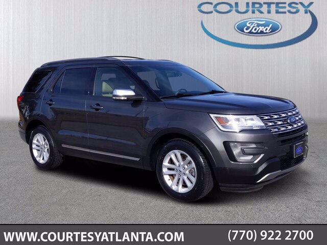 Certified 2017 Ford Explorer XLT with VIN 1FM5K7D85HGA96991 for sale in Conyers, GA