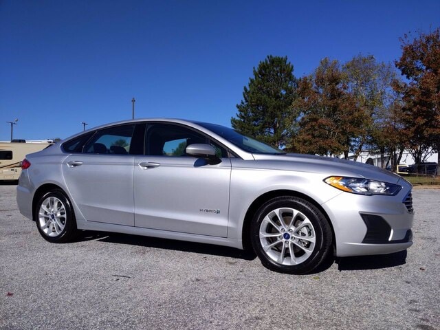 Certified 2019 Ford Fusion Hybrid SE with VIN 3FA6P0LU7KR107110 for sale in Conyers, GA