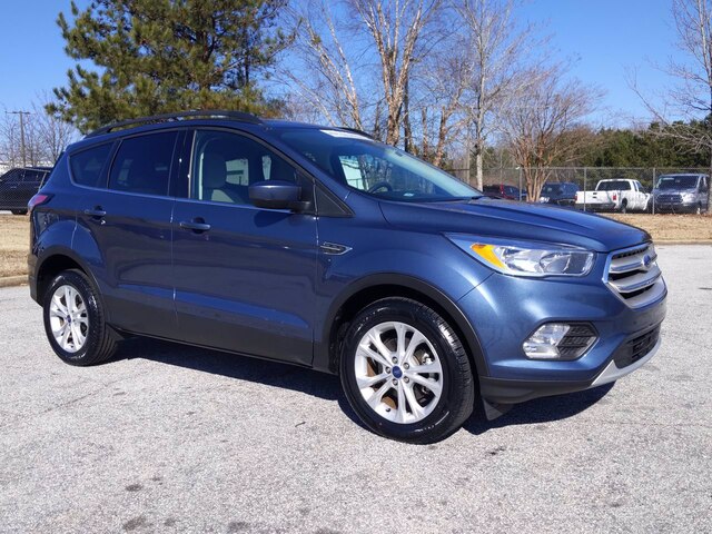 Certified 2018 Ford Escape SE with VIN 1FMCU0GD3JUB95124 for sale in Conyers, GA