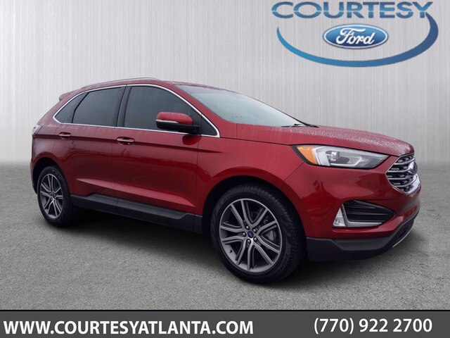 Certified 2019 Ford Edge Titanium with VIN 2FMPK3K9XKBC05215 for sale in Conyers, GA