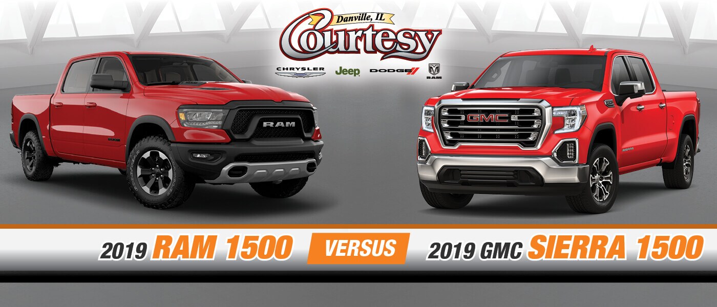 2019 Ram 1500 vs 2019 GMC Sierra 1500