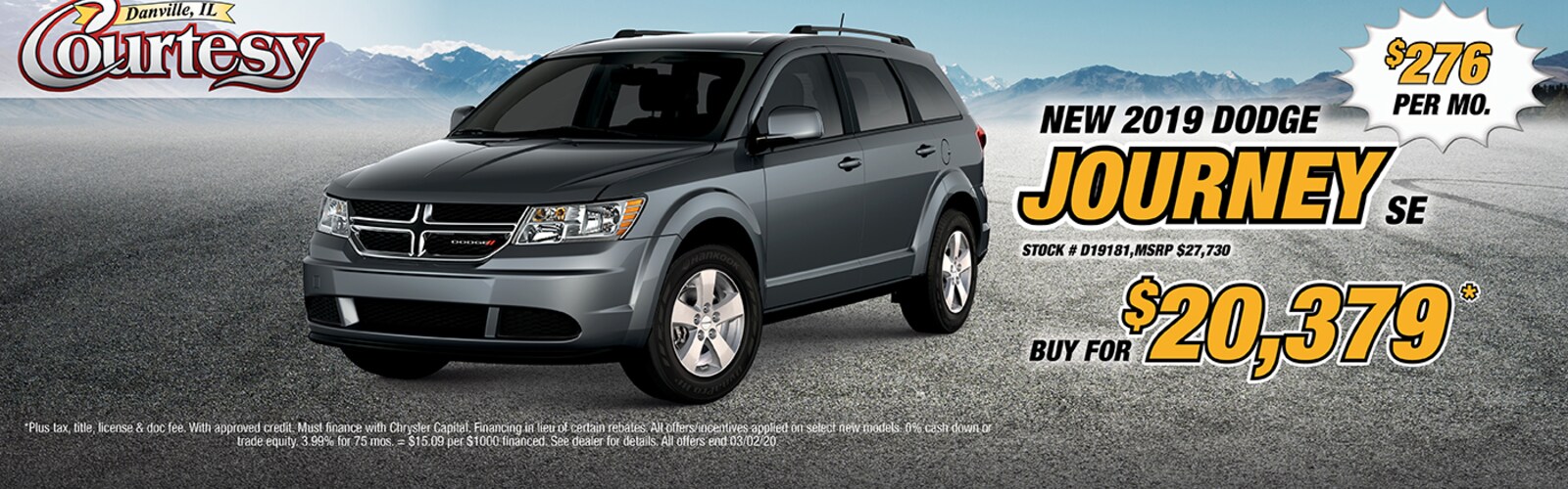 New & Used CDJR Car Dealership Courtesy Motors Danville, IL