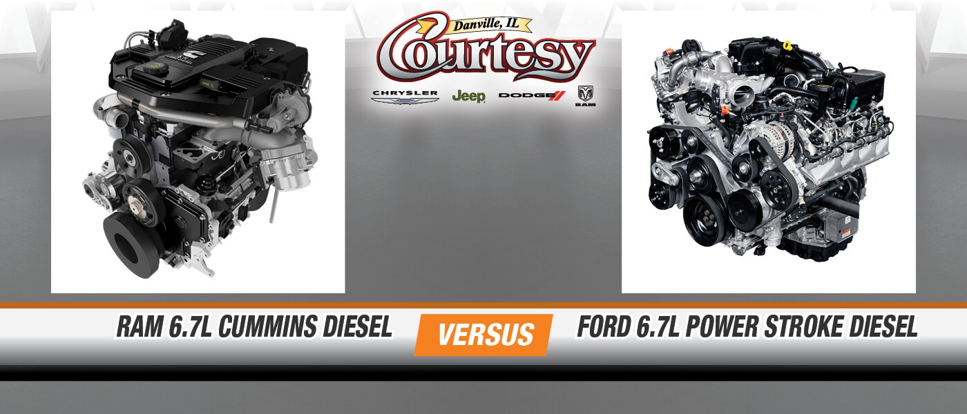Ram 6.7L Cummins Diesel vs. Ford 6.7L Power Stroke Diesel