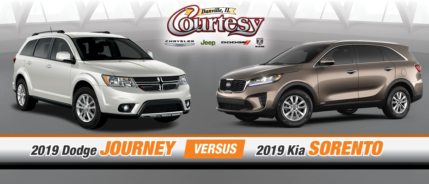 Dodge Journey vs. Kia Sorento