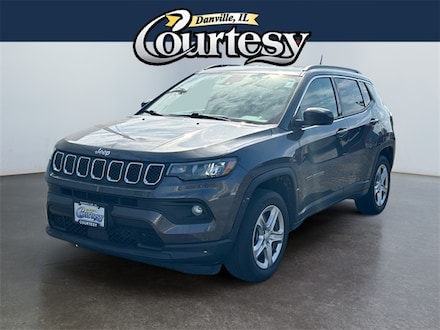 Featured used 2023 Jeep Compass Latitude SUV for sale in Danville, IL