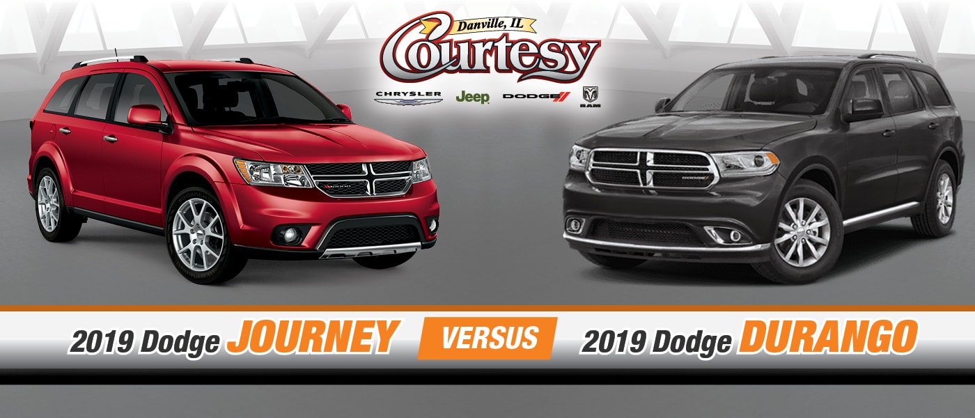 2019 Dodge Journey vs 2019 Dodge Durango
