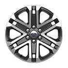 2023 Ford F-150 20-in. six-spoke machined aluminum wheels with magnetic-painted pockets