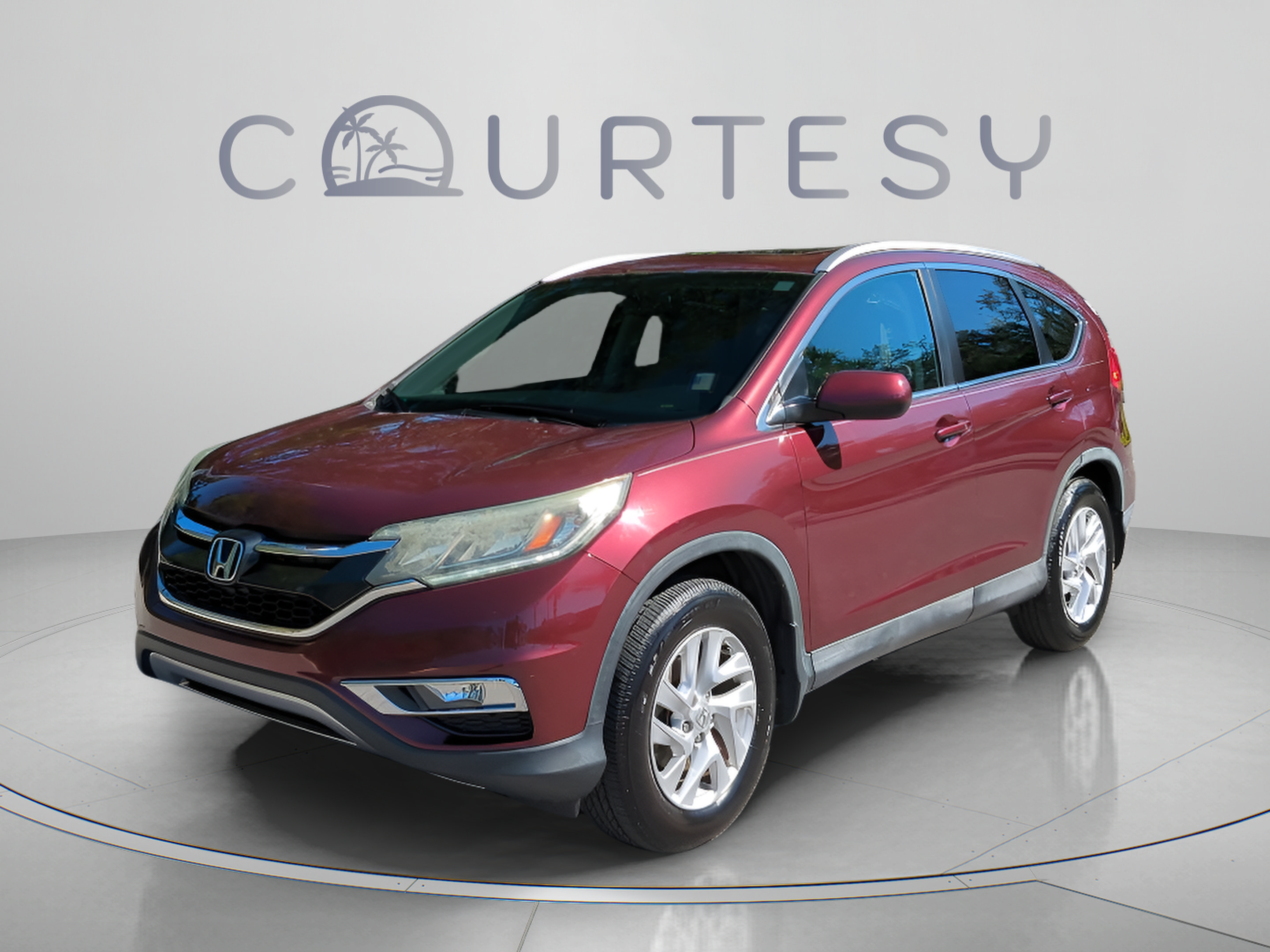 Used 2015 Honda CR-V EX-L with VIN 2HKRM3H77FH547518 for sale in Palm Harbor, FL