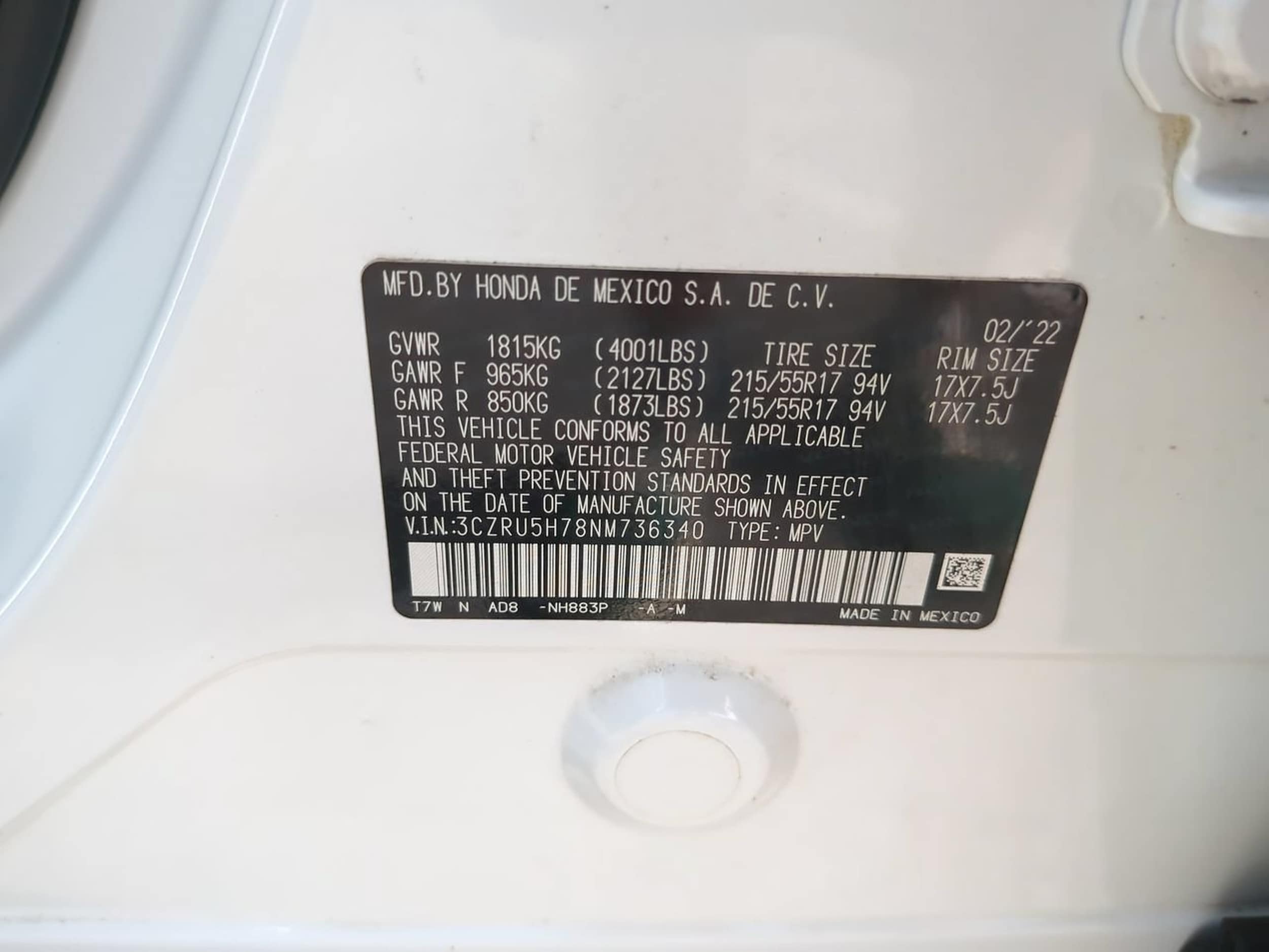 2022 Honda HR-V EX-L - Photo 22