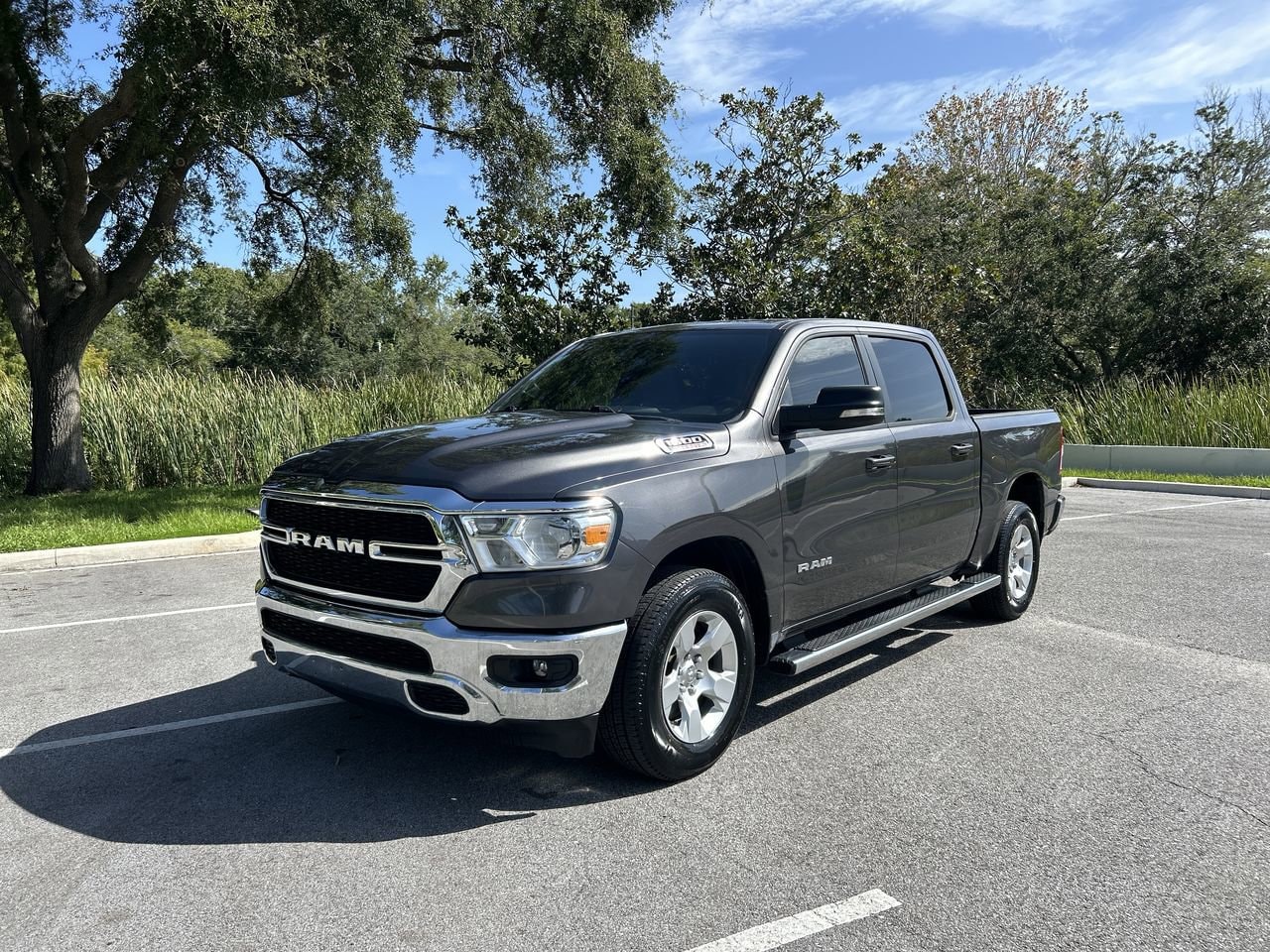 Used 2021 RAM Ram 1500 Pickup Big Horn/Lone Star with VIN 1C6RREFM9MN811087 for sale in Palm Harbor, FL