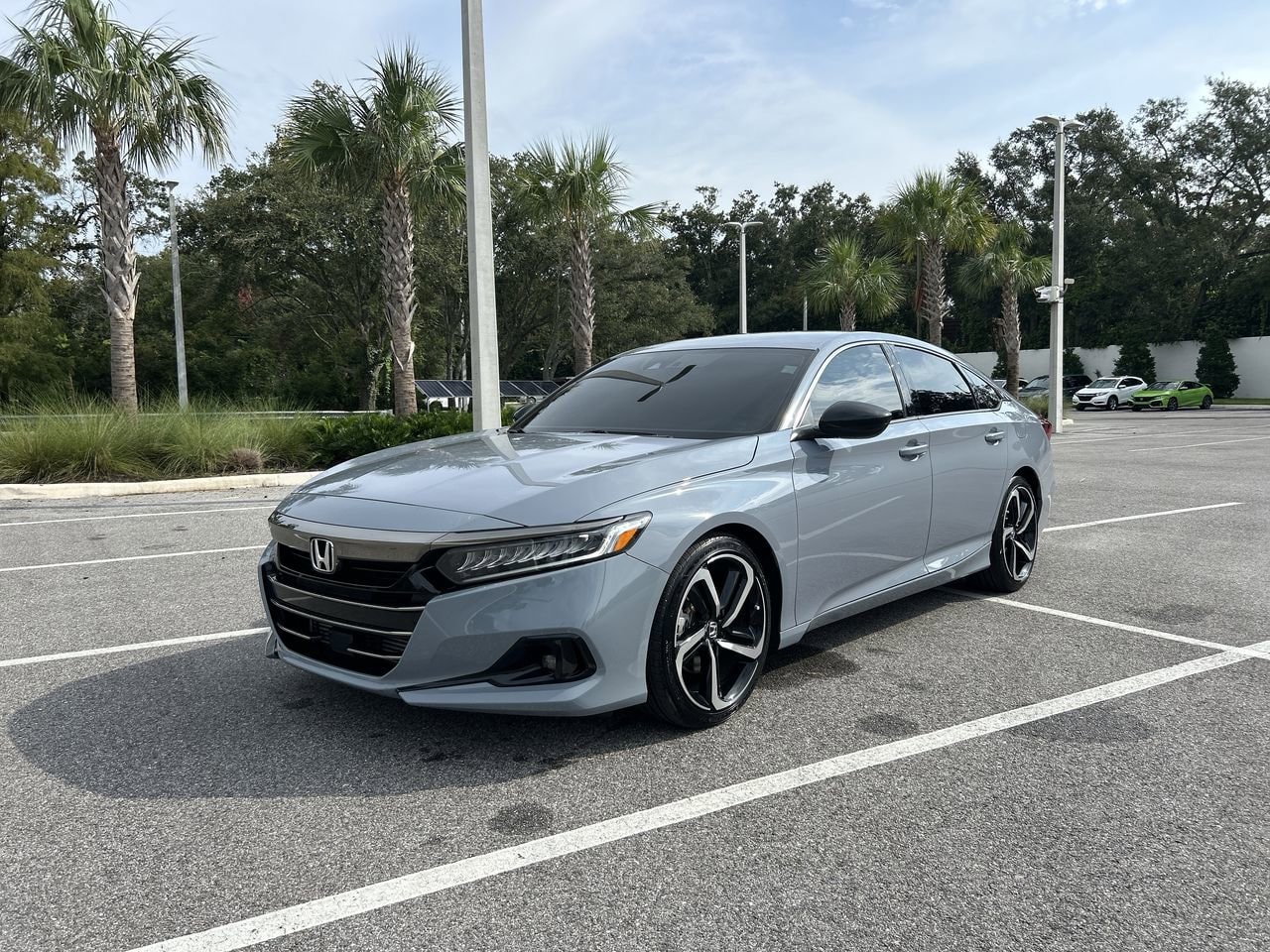 Certified 2022 Honda Accord Sport with VIN 1HGCV1F35NA029549 for sale in Palm Harbor, FL