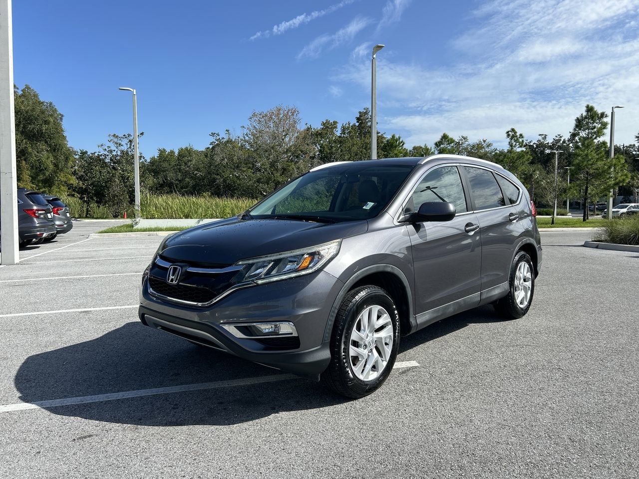 Certified 2015 Honda CR-V EX-L with VIN 2HKRM3H78FH536950 for sale in Palm Harbor, FL