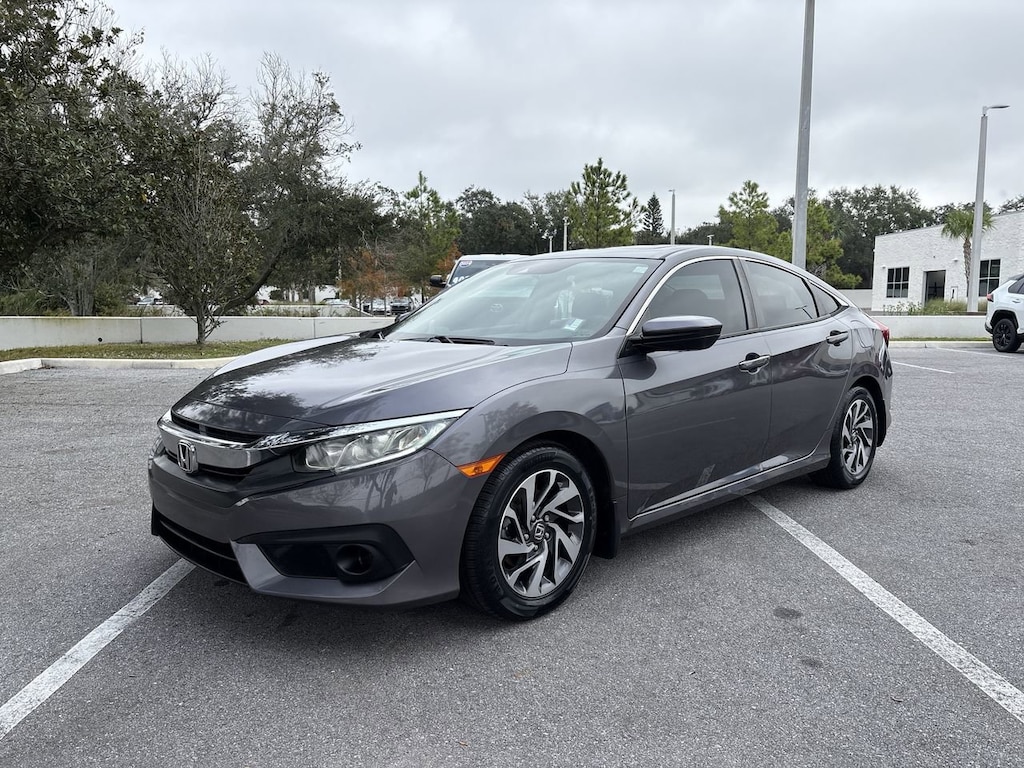 Certified 2018 Honda Civic EX w/Honda Sensing Sedan