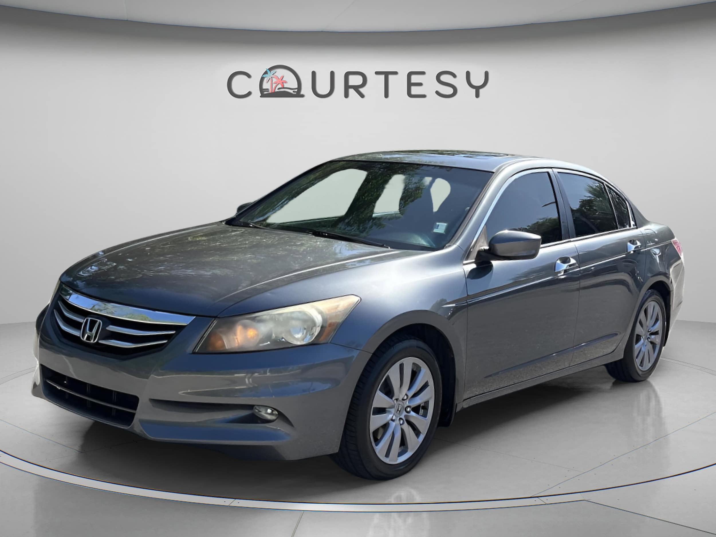 Used 2012 Honda Accord EX-L V6 with VIN 1HGCP3F85CA019702 for sale in Palm Harbor, FL