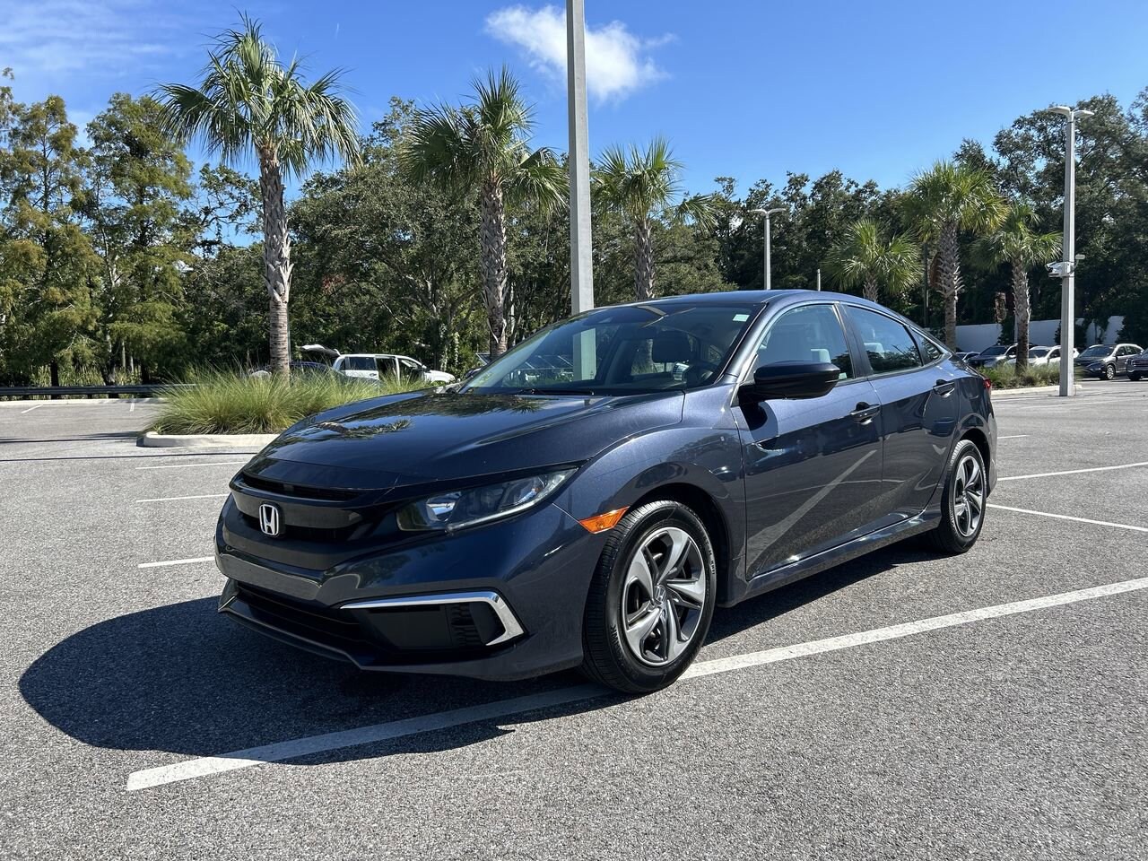 Certified 2020 Honda Civic LX with VIN 2HGFC2F62LH564615 for sale in Palm Harbor, FL