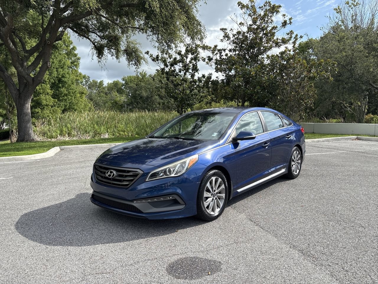Used 2015 Hyundai Sonata Sport with VIN 5NPE34AF8FH105792 for sale in Palm Harbor, FL
