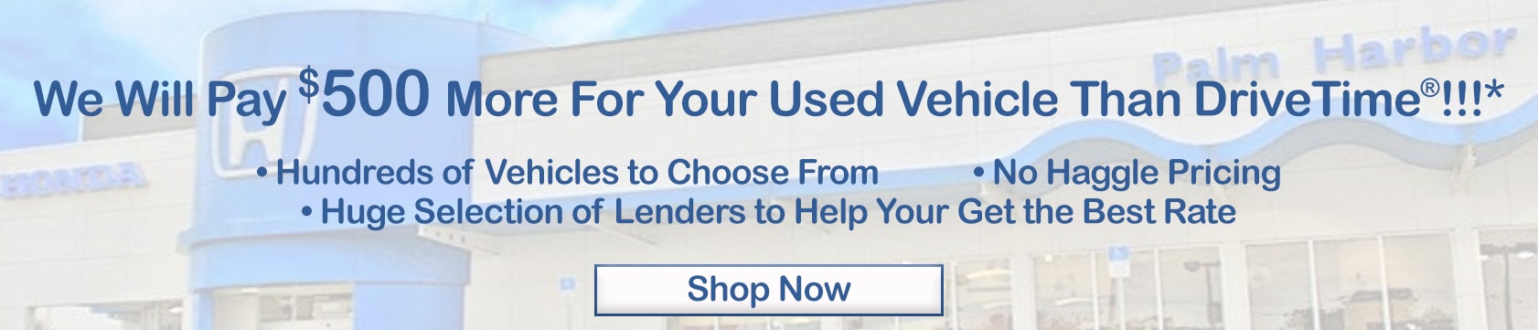 Palm Harbor Honda Vs DriveTime®