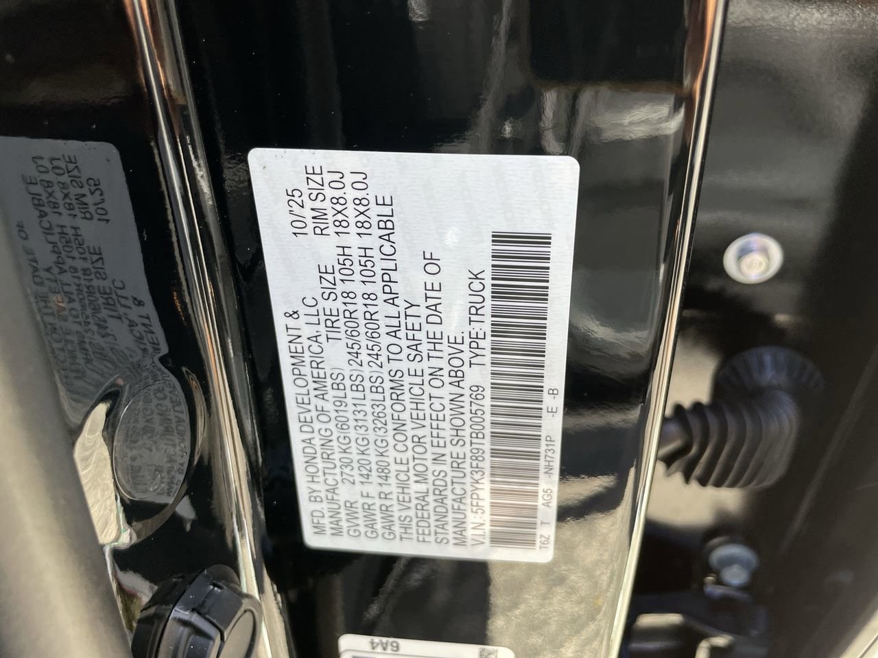 2026 Honda Ridgeline Black Edition - Photo 24