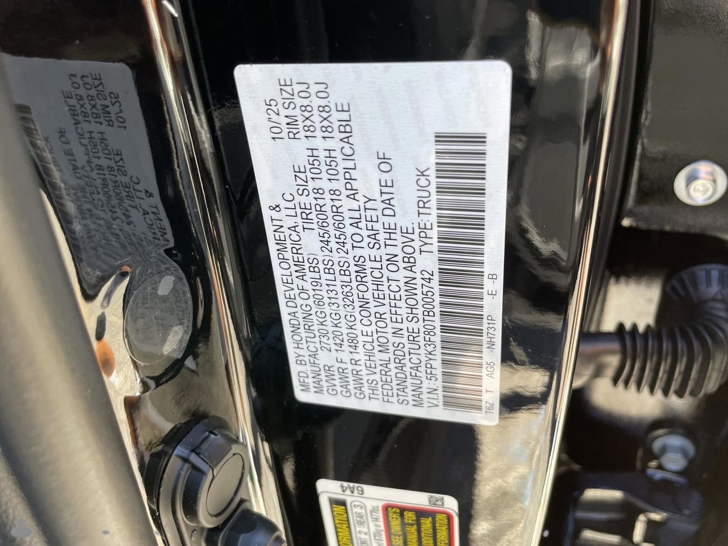 2026 Honda Ridgeline Black Edition - Photo 30