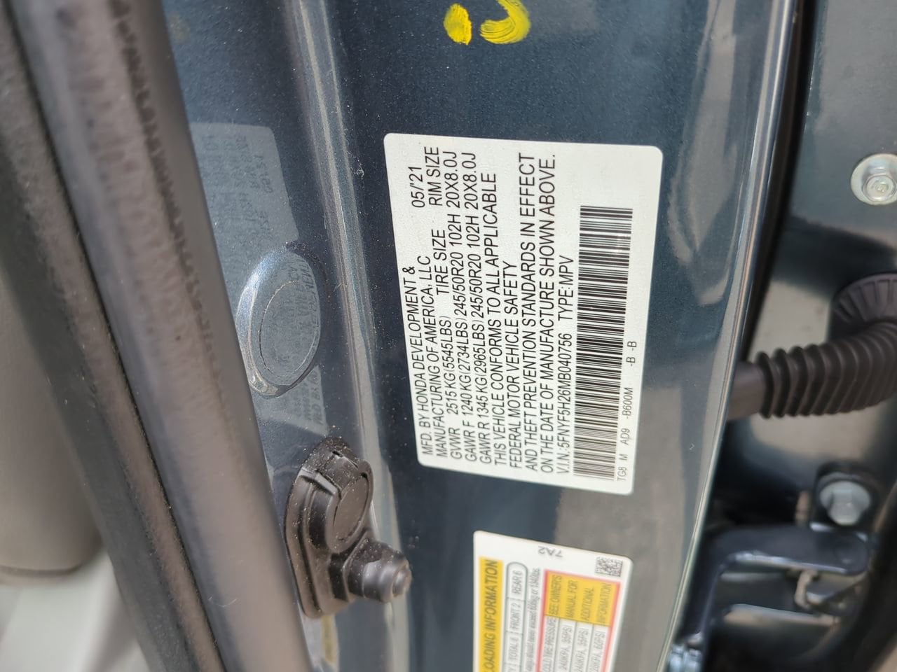 2021 Honda Pilot SE - Photo 24