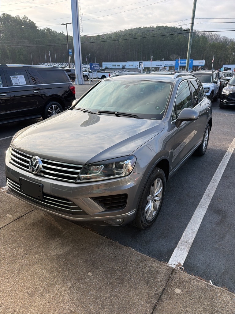 Used 2016 Volkswagen Touareg Sport with VIN WVGEF9BP8GD005528 for sale in Rome, GA