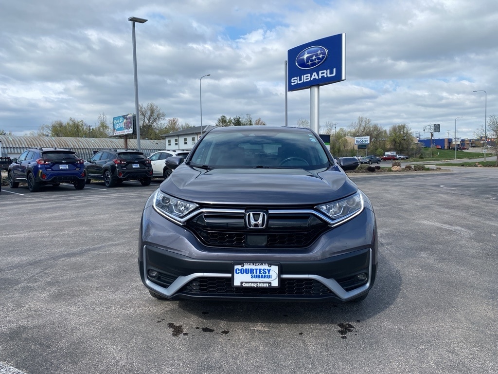 Used 2021 Honda CR-V EX-L with VIN 2HKRW2H82MH603052 for sale in Rapid City, SD