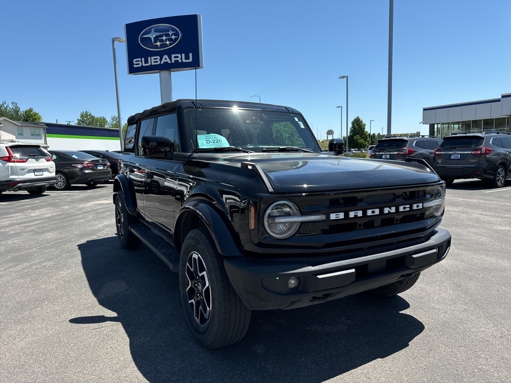 Used 2023 Ford Bronco 4-Door Outer Banks with VIN 1FMDE5BH2PLA88881 for sale in Rapid City, SD