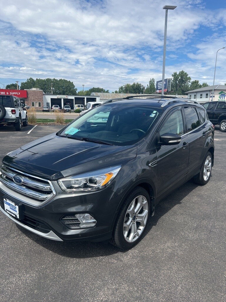 Used 2019 Ford Escape Titanium with VIN 1FMCU9J99KUA60028 for sale in Rapid City, SD