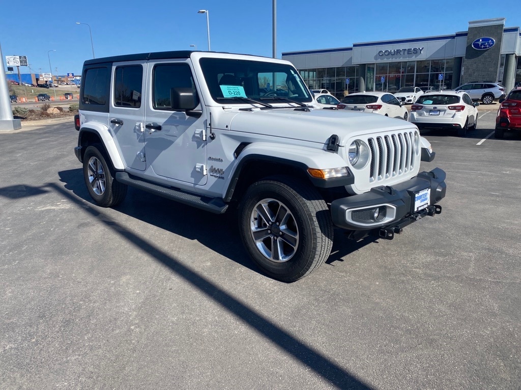 Used 2019 Jeep Wrangler Unlimited Sahara with VIN 1C4HJXEG9KW651867 for sale in Rapid City, SD