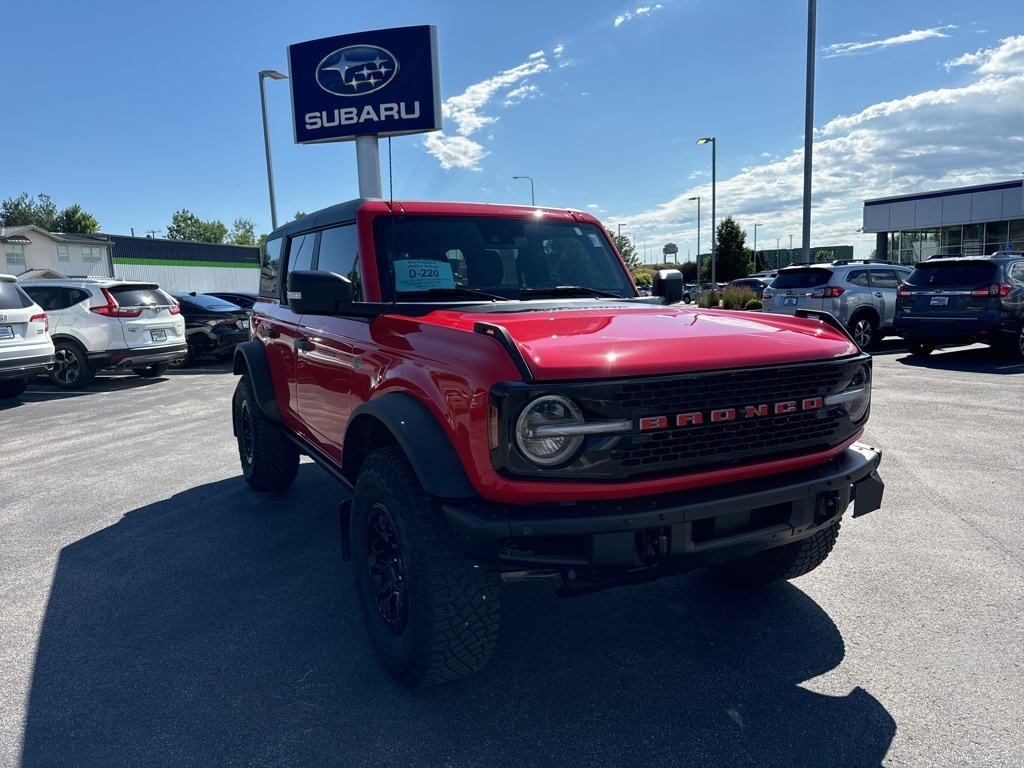 Used 2023 Ford Bronco 4-Door Wildtrak with VIN 1FMEE5DP7PLB64099 for sale in Rapid City, SD