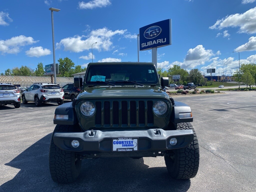 Used 2021 Jeep Wrangler Unlimited Sport S with VIN 1C4HJXDM3MW648215 for sale in Rapid City, SD
