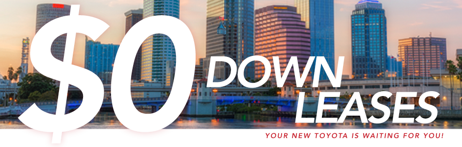 $0 Down Toyota Leases  Zero Down Toyota Leases Tampa FL