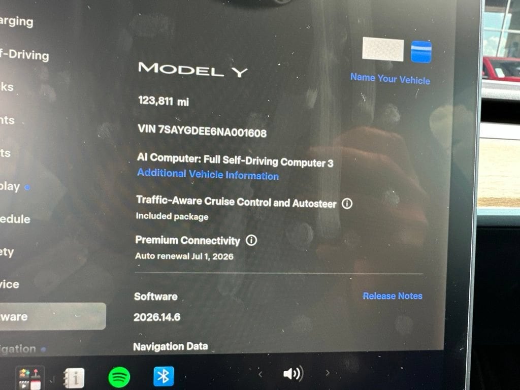 Used 2022 Tesla Model Y Long Range with VIN 7SAYGDEE6NA001608 for sale in Tampa, FL